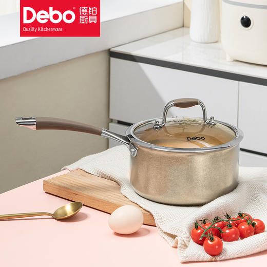 Debo德铂狄安娜纯钛奶锅炉灶通用 商品图0