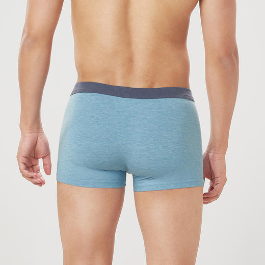 都市丽人都市锋尚简约基础人棉色纱舒适人棉平角男士内裤FK3CE6 商品图2