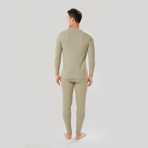 都市丽人都市锋尚舒暖保暖内衣男负5至5度适穿阳离子磨毛绒2.0保暖衣中厚款套装秋衣秋裤新年本命年红品FW39A2 商品图1