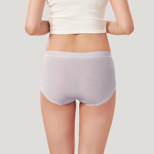 都市丽人基础系列棉质高腰平角女士内裤LK34C7 商品图2