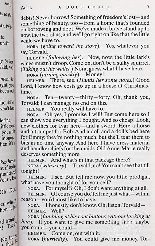 【中商原版】易卜生四大戏剧（卷一） 英文原版 Four Major Plays, Volume I Signet Classics 经典文学 商品图6