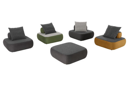 云端 组合沙发 | 更多座位组合，皮布面料可选，详询客服 商品图3