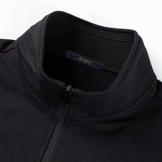 罗蒙春秋立领夹克外套男士休闲百搭运动通勤微弹抗皱长袖外套男 商品图5