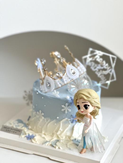 主题奶油蛋糕 | 鲜果原味奶油 - 艾莎公主 商品图1