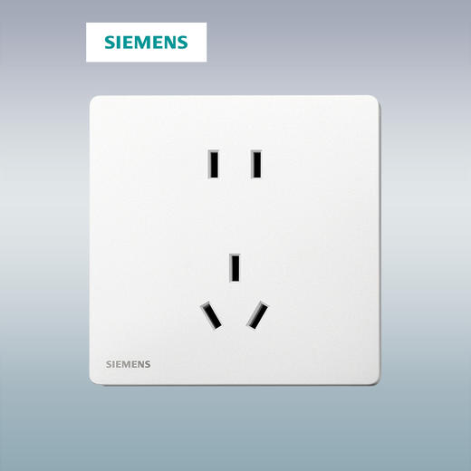 【新品】西门子开关插座超薄荟绎白色10A五孔USB一开空调家用套餐 商品图2