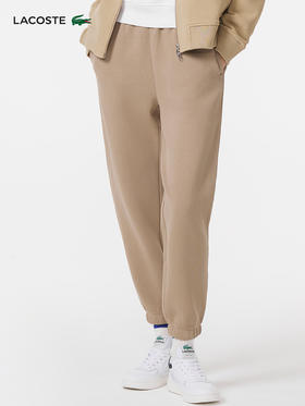 【海南专供价】LACOSTE法国鳄鱼女装百搭束脚运动裤休闲裤卫裤XF0149-98