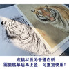 【大彩图】刘继彪工笔画白描底稿《老虎》初学者临摹动物线稿A631 商品缩略图3