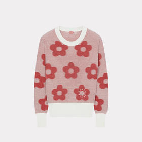 KENZO 高田贤三 女士“kenzo 花斑”棉质针织衫 粉色 FD62 PU413 3CA 02