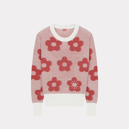 KENZO 高田贤三 女士“kenzo 花斑”棉质针织衫 粉色 FD62 PU413 3CA 02 商品图0