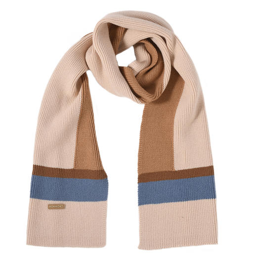 卡蒙秋冬条纹拼色儿童围巾 商品图2