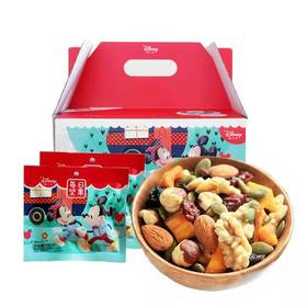 【迪士尼】每日坚果（玫瑰版） 750g 礼盒装 25g*30袋
