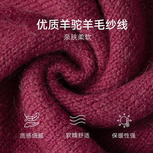 【严选】诗凡黎冬简约V领连衣裙SEB190891 商品图4