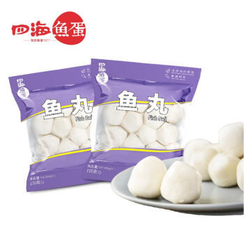 四海鱼蛋供港品质鱼丸170g*2 火锅食材 空气炸锅 关东煮 烧烤 商品图1