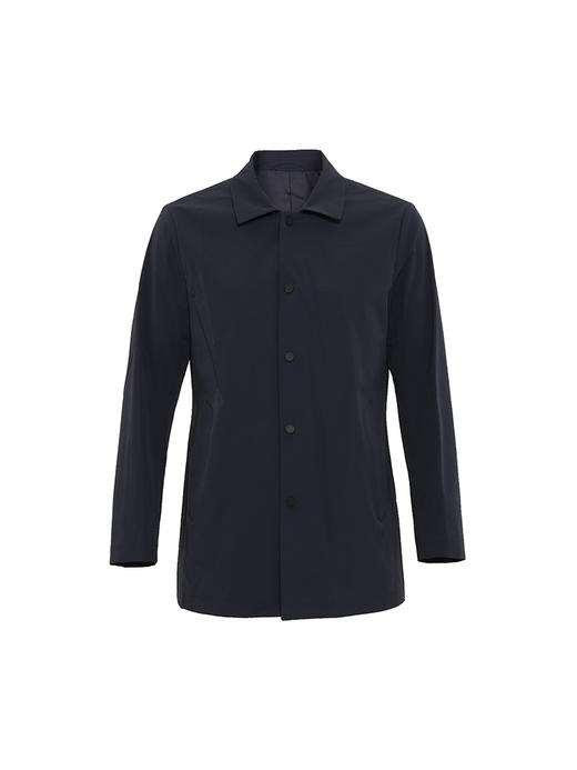 callisto藏青色经典商务款翻领风衣 FSFES165T 商品图0