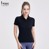 IYOGA翻领男女同款短袖修身V领T恤MT020 商品缩略图3