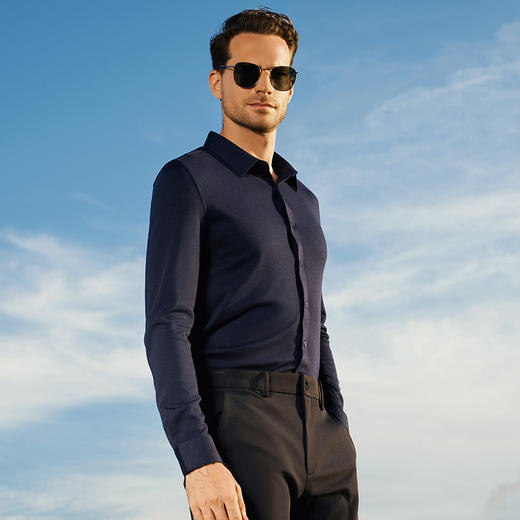 YvesFigarau伊夫·费嘉罗休闲长袖衬衫942309 商品图1