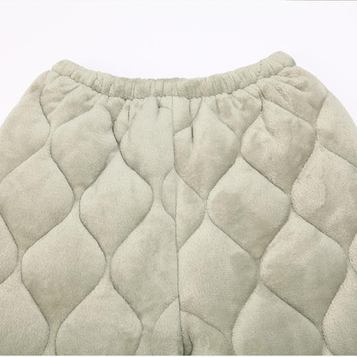 都市丽人法兰绒夹棉女士加厚款长袖长裤类家居服套装LH31F8 商品图7