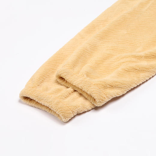 都市丽人舒适外出女士睡衣法兰绒夹棉加厚款长袖长裤类家居服套装LH31L7 商品图9