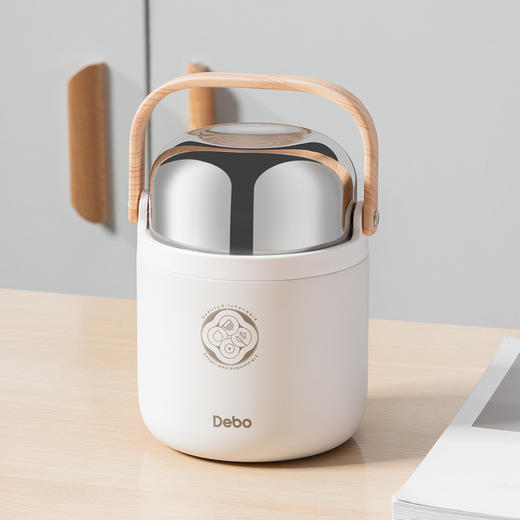 德铂316不锈钢家用保温饭盒焖烧壶带汤碗汤勺艾丽莎 商品图0