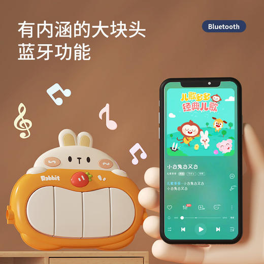 【可调节蓝牙早教护栏健身架 助力运动小健将】脚踏钢琴健身架子 婴儿玩具早教益智 宝宝音乐毯 解放妈妈双手 商品图1