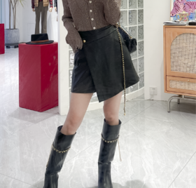 女装24秋冬新品休闲中腰裤裙 2205-82193196