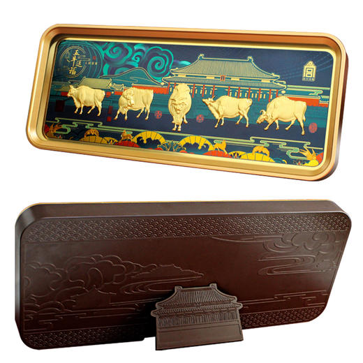 五牛送福金版画 商品图2