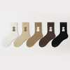 都市丽人简约系列宝宝绒中筒袜厚款女士常规袜袜子LC3DH3 商品缩略图1