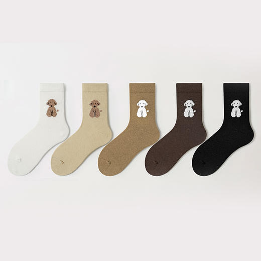 都市丽人简约系列宝宝绒中筒袜厚款女士常规袜袜子LC3DH3 商品图1