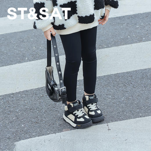 【童鞋】星期六时尚拼色魔术贴休闲鞋SS34198L90 商品图4