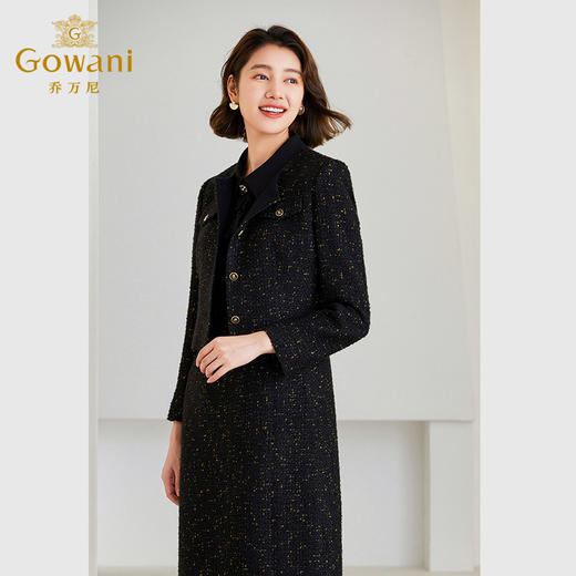 乔万尼小香风外套冬季新款绵羊毛精致高级感法式ET4B885 商品图1