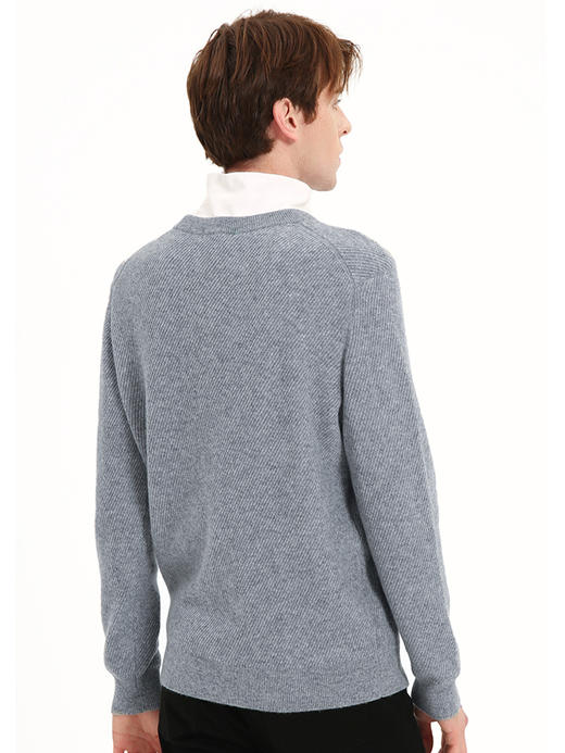 callisto灰色山羊绒基础款针织毛衣 FSKNW092T 商品图2