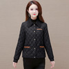 2023年冬款短款格纹轻薄翻领长袖拼色时尚修身休闲QYM-KSY-DFH821-L 商品缩略图2