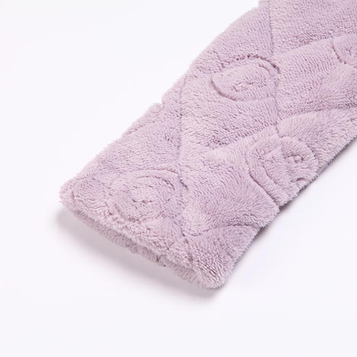 都市丽人生活家居女士睡衣长毛绒提花夹棉加厚款长袖长裤类家居服套装LH31K8 商品图6