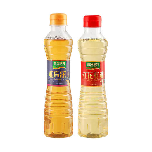 【绿洲果实】体验装 400ml*2 (红花亚麻 任意组合2瓶) 联系客服或备注 商品图0