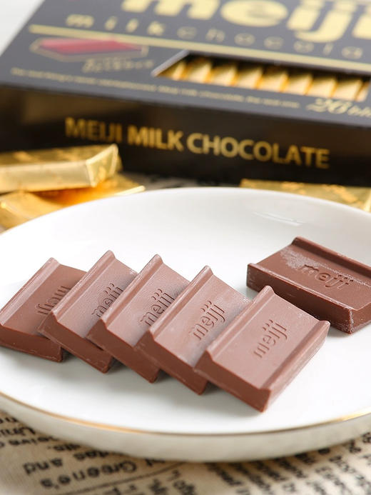 明治钢琴黑巧克力120g 商品图2