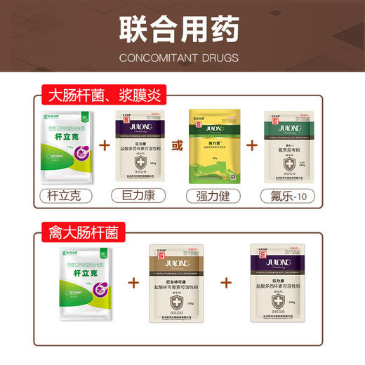 【杆立克】禽用大肠杆菌鸭传染性浆膜炎气囊炎腹膜炎等鸭鹅药 100g/袋 商品图2