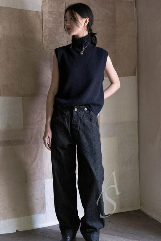 MHL  日版靛蓝色/黑色Canton Denim牛仔裤 商品图0