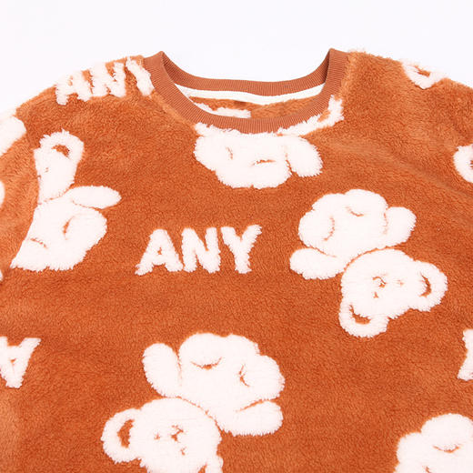 都市丽人生活家居女士睡衣双面阳离子提花法兰绒厚款长袖长裤类家居服套装LH32J6 商品图6