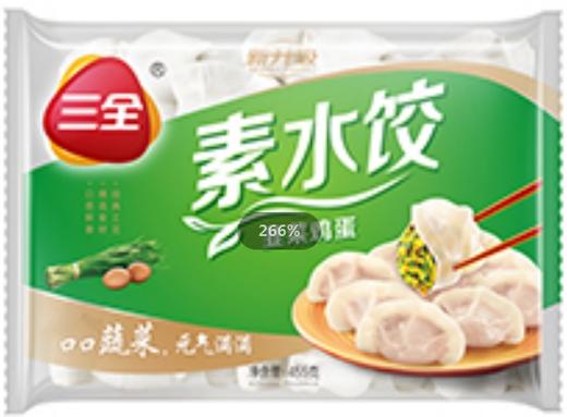 三全韭菜鸡蛋455g 商品图0