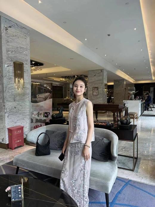 盛唐牡丹|意大利进口蕾丝新中式半裙 商品图9