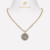 【刘鑫同款】Retro Chic意大利复古时尚首饰 罗马浮雕项链 商品缩略图0