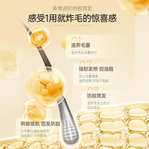 【99任选3件|均价￥33/件】生姜护发素柔顺顺滑女改善干枯毛躁香味持久补水烫染修复发膜正品 商品图3