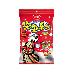 四洲可乐味泡泡乐糖80克*5