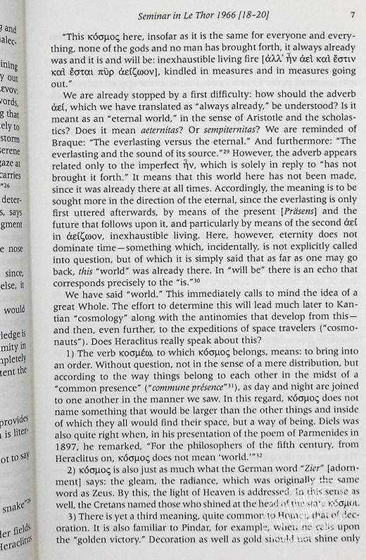预售 【中商原版】海德格尔的四场讲座 海德格尔 英文原版 Four Seminars Martin Heidegger 存在主义 德国著名哲学家 商品图7