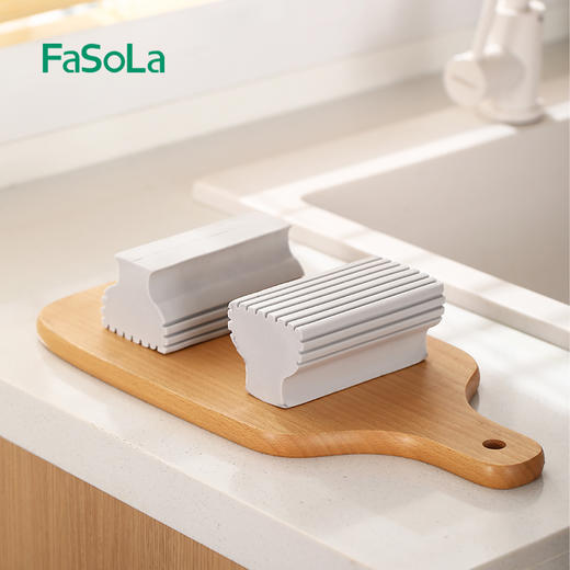 FaSoLa超吸水海绵块pva海绵垫多功能卫生间擦玻璃海绵吸水海绵抹布 商品图3
