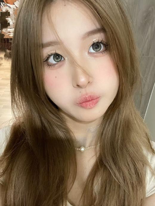 Focusmoon旗下 主角光环&电子水母&陨石边牧｜ 14.2mm白狮参考着色待测  月抛 商品图4