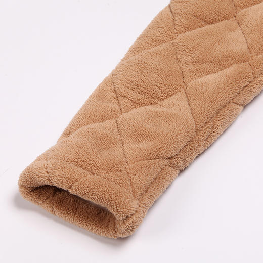 都市丽人都市锋尚生活家居男士睡衣晶粒绒印花夹棉加厚款长袖长裤类家居服套装FH31J7 商品图7