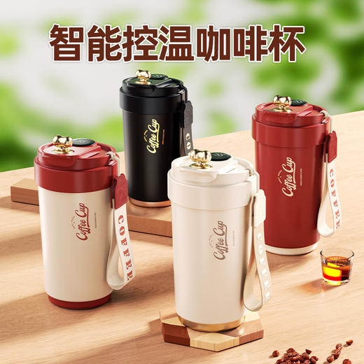 【午夜残影，怀莫名咖啡香】新款智能咖啡杯，车载随行伴您演绎悬疑人生。高颜值保温杯，316不锈钢锁住时间的秘密。隐形恒温，一杯热浪动人心魄！ 商品图0