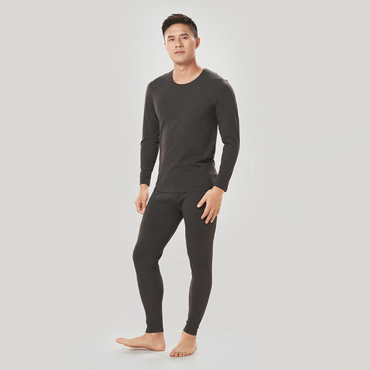 都市丽人都市锋尚舒暖保暖内衣男负5至5度适穿云彩绒保暖衣中厚款套装秋衣秋裤FW31C3 商品图3