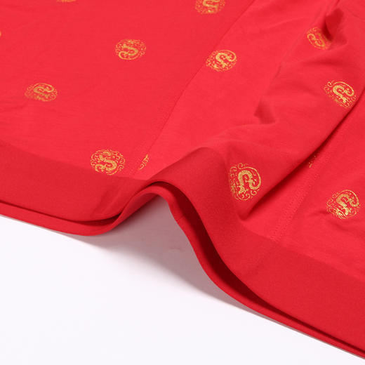 都市丽人都市锋尚铂金舒适60S莫代尔平角男士内裤新年本命年红品FK3HD1 商品图7